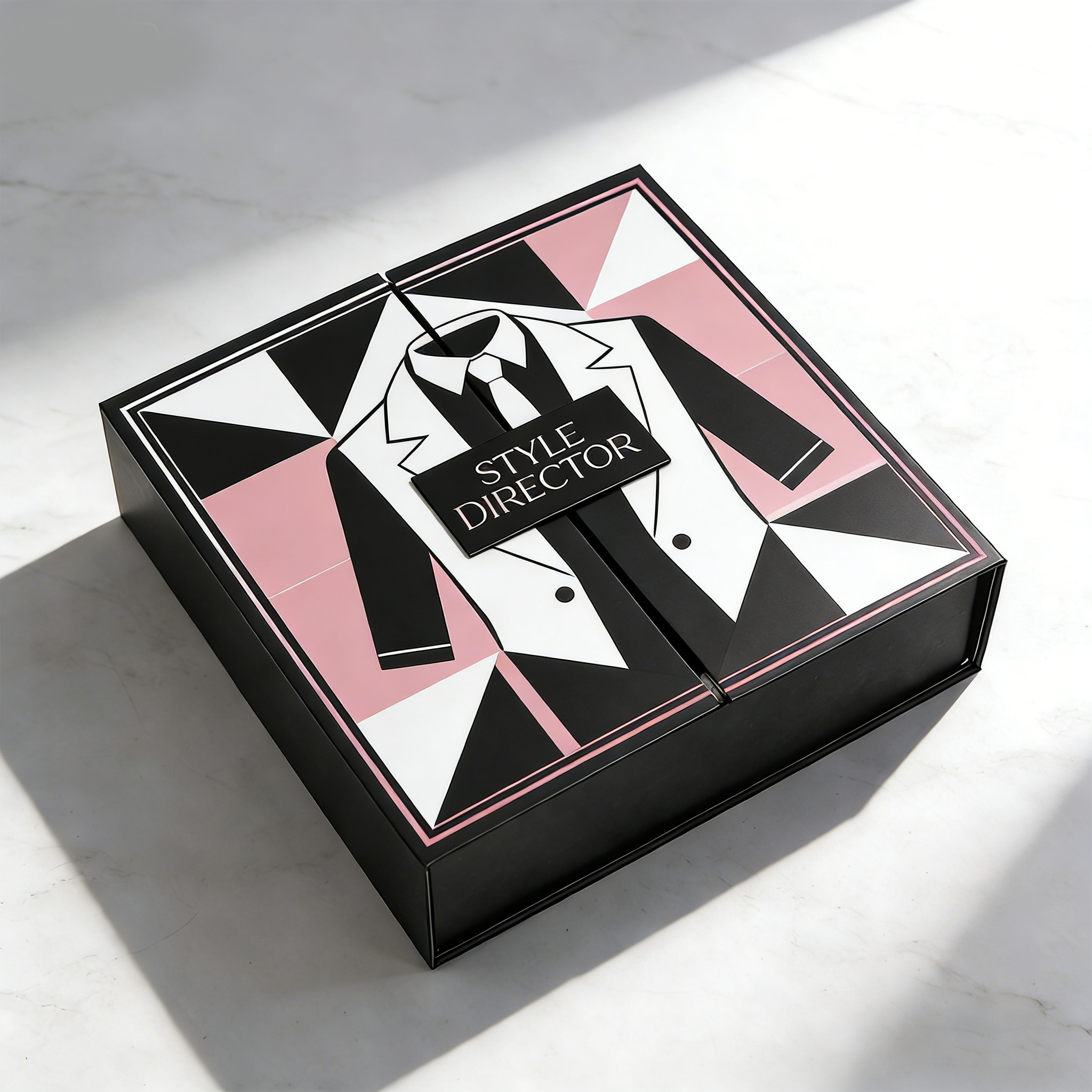 Custom Magnetic Gift Box for Men with Satin Clothing Packaging Luxury Wholesale Paper Folding Tshirt Package Box