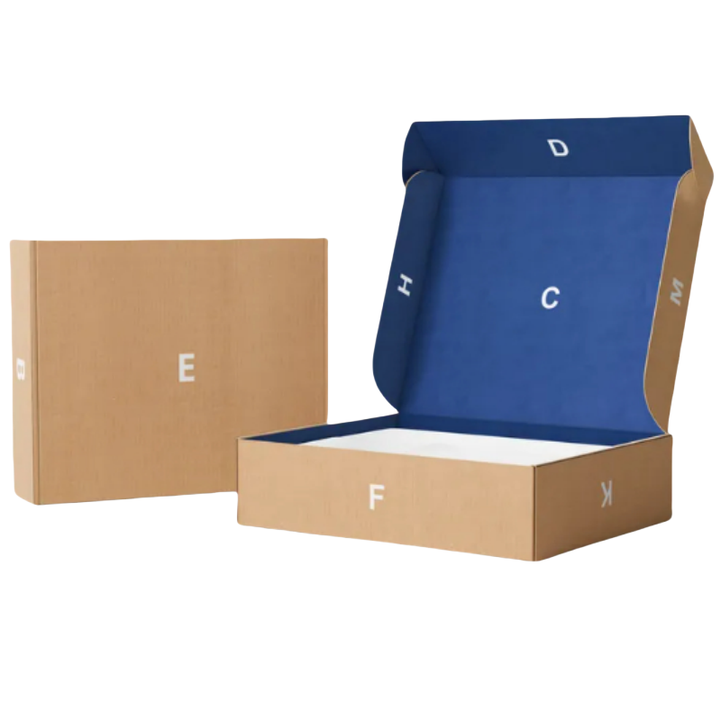 Custom Eco-Friendly Biodegradable Recycled Rigid Cardboard Corrugated Shipping Gift Boxes Matte Magnetic Embossing Sponge