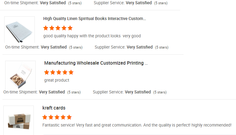 Customer feedback collage