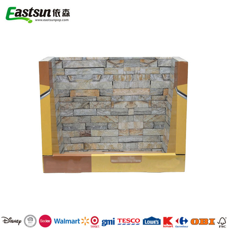 Customized Recyclable Corrugated PDQ Display Box Premium Paper Boxes for Product Presentation