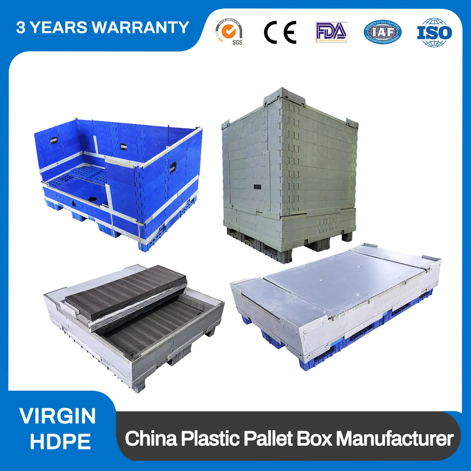 2500*1200*1180 Custom Logo Wholesale Adjustable Packaging Modular Box for Retail Distribution