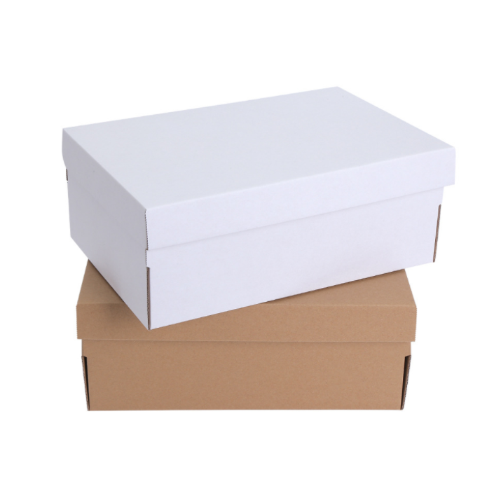 Custom White Rigid Paperboard Boxes Rectangle Gift Craft Packaging Set with Lid Open Display