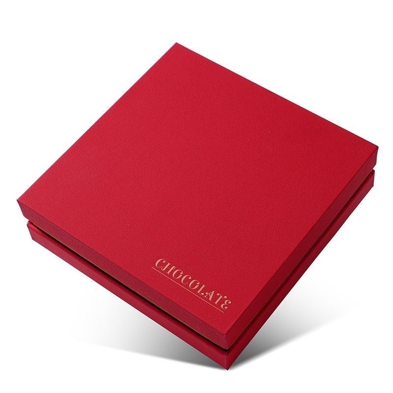 Custom Printed Rigid Paper Empty Candy Box for 6 Piece with Insert for 6-piece Luxury Customized Chocolate Gift Packaging Box