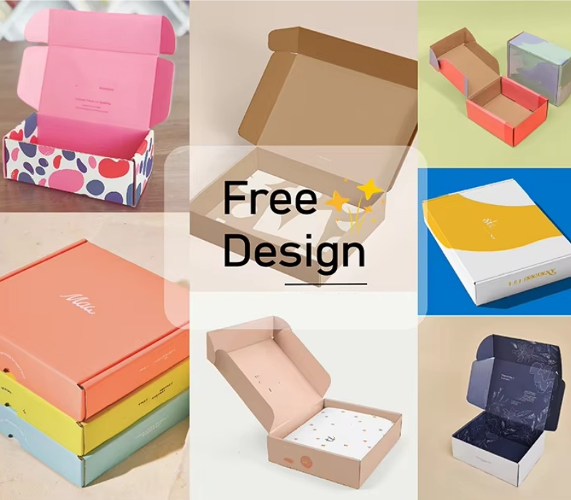 Customized logo Corrugated Boxes Gift Shipping Boxes Custom logo Packaging Paper Cardboard Box