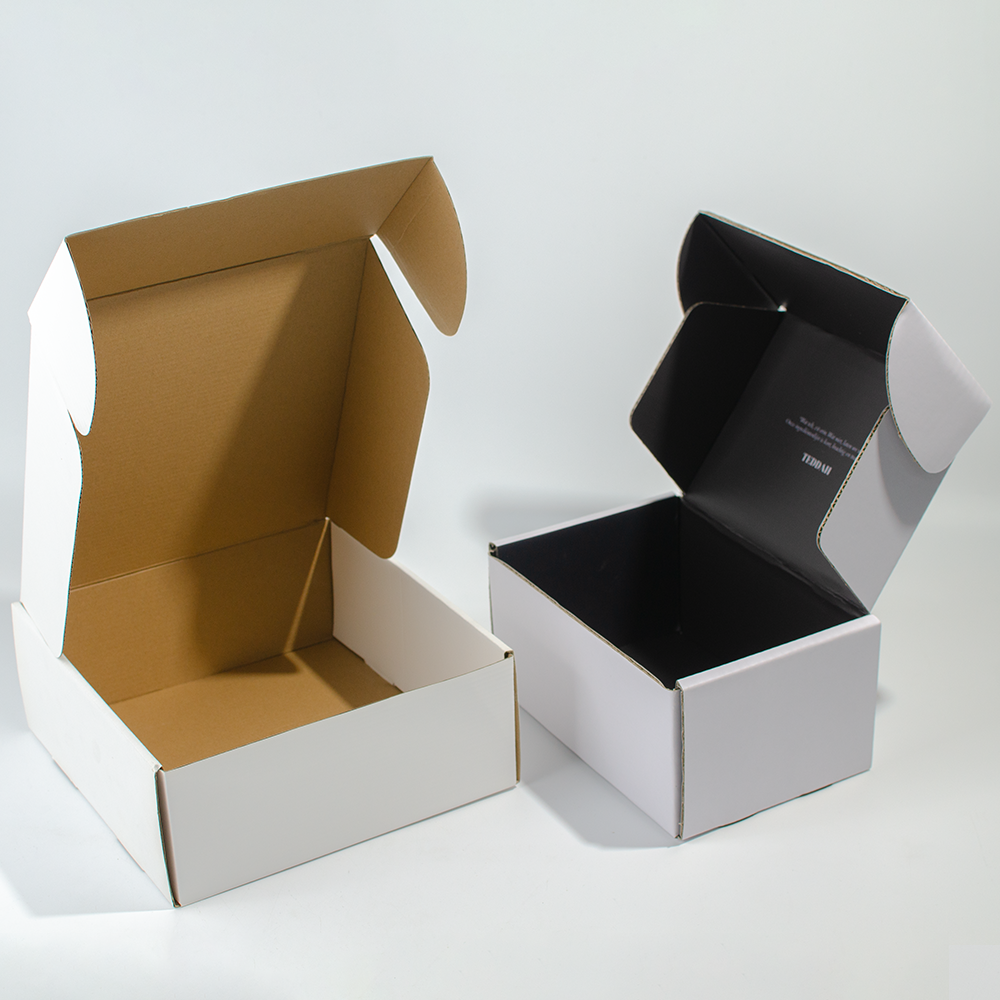 Eco Friendly Printed Design Postal Airplane Shipping Box Custom logo Folding Corrugated Cardboard Paper Packaging Mailer Boxs
