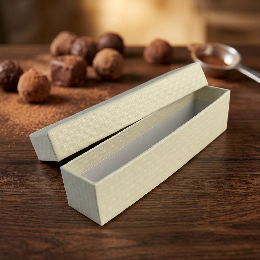 Food Grade Hot Sale Custom Lid and Base Rigid Cardboard Truffle Paper Chocolate Gift Box Packaging