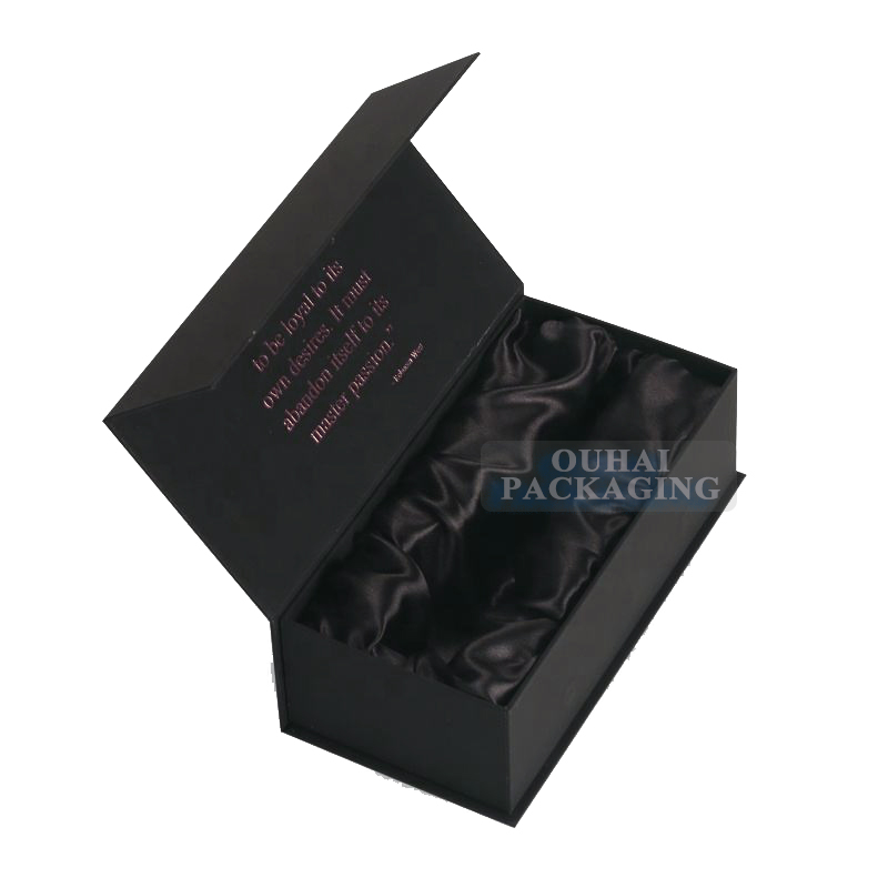 Luxury Foldable Flip Rigid Gift Boxes with Logo Custom Printed Apparel Clothing Premium Products Packaging Magnetic Paper Box