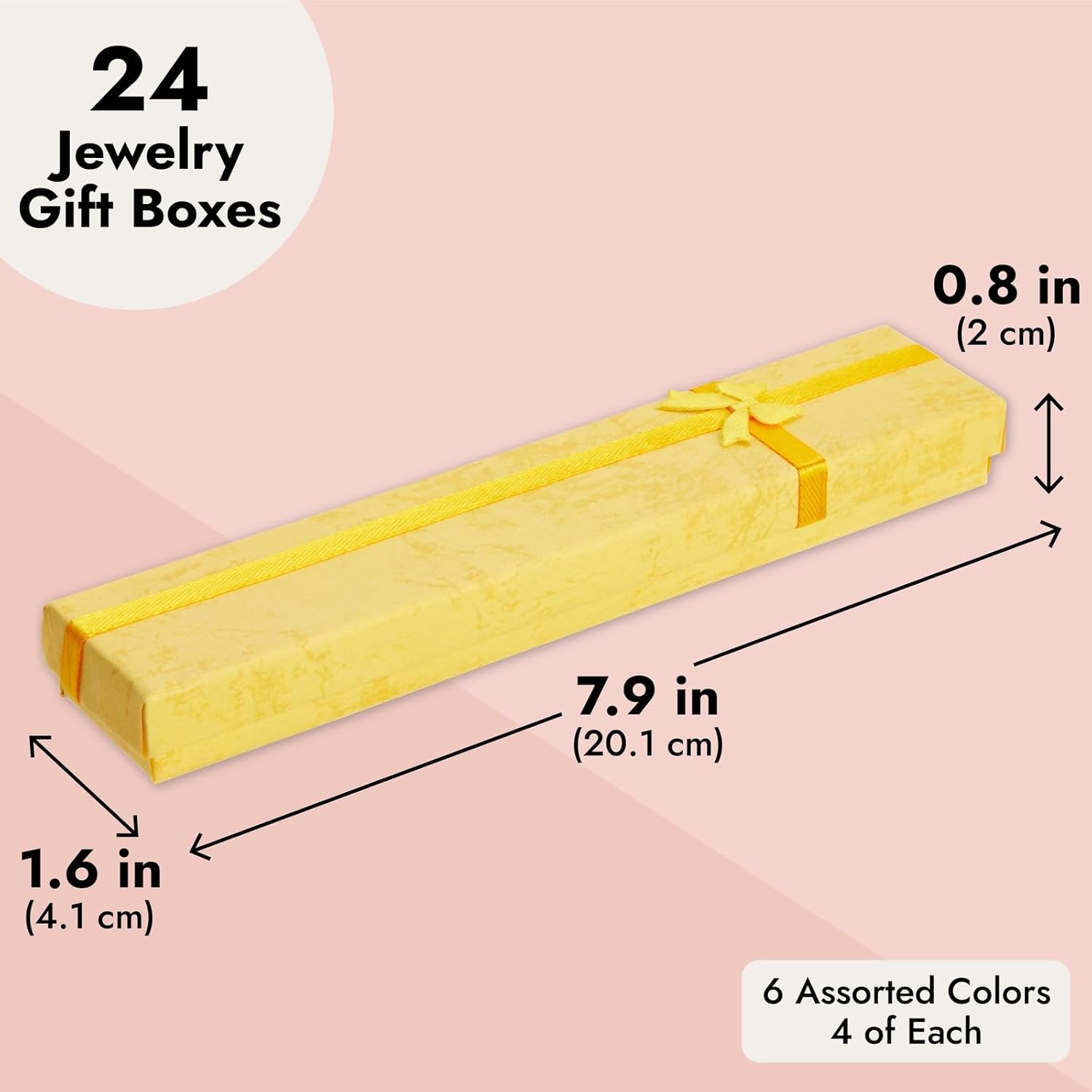 Wholesale Jewelry Gift Boxes for Necklaces Bracelets, Nail Art Packaging with Lids and Decorative Ribbon Knot Jewelry Packaging
