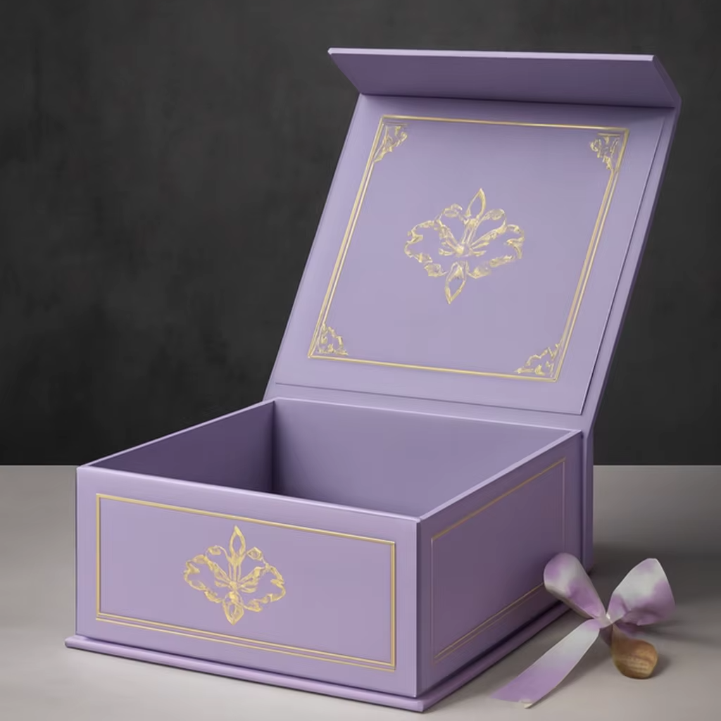 Factory Custom High-End Paperboard Gift Box with Lid Luxury Perfume Packaging Boxing Featuring Custom Logo