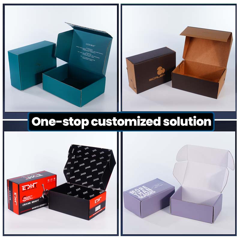 Recyclable Dark Green Shipping Boxes Dark Green Packaging Box Custom Shoe Box With Logo Packaging