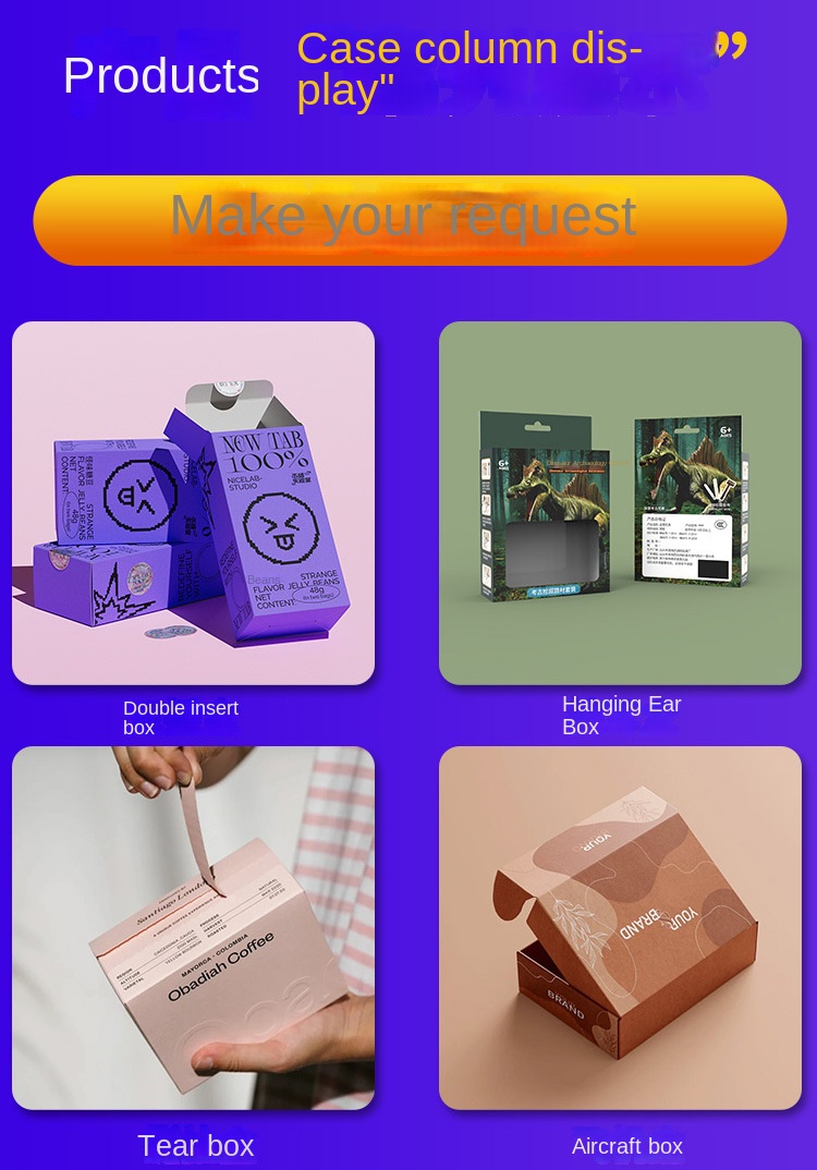 Custom Corrugated Folding Carton Packaging Box for Candle Recyclable UV Coating Handle Color Printing