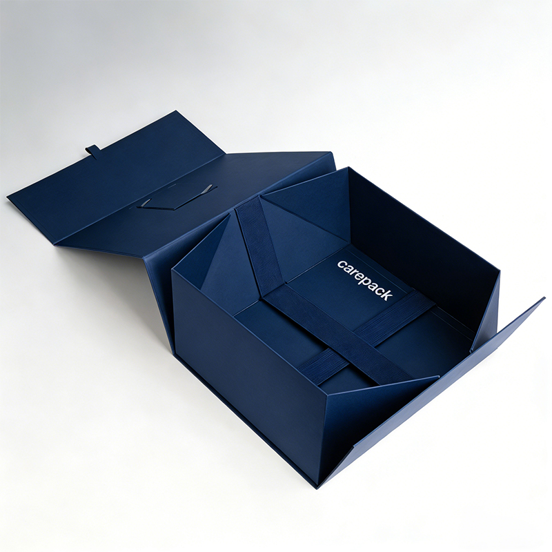 Elegant Gift Boxes Magnetic Closure Folding Flip Lid High-end Cardboard Rigid Foldable Gifts Paper Box for Packaging