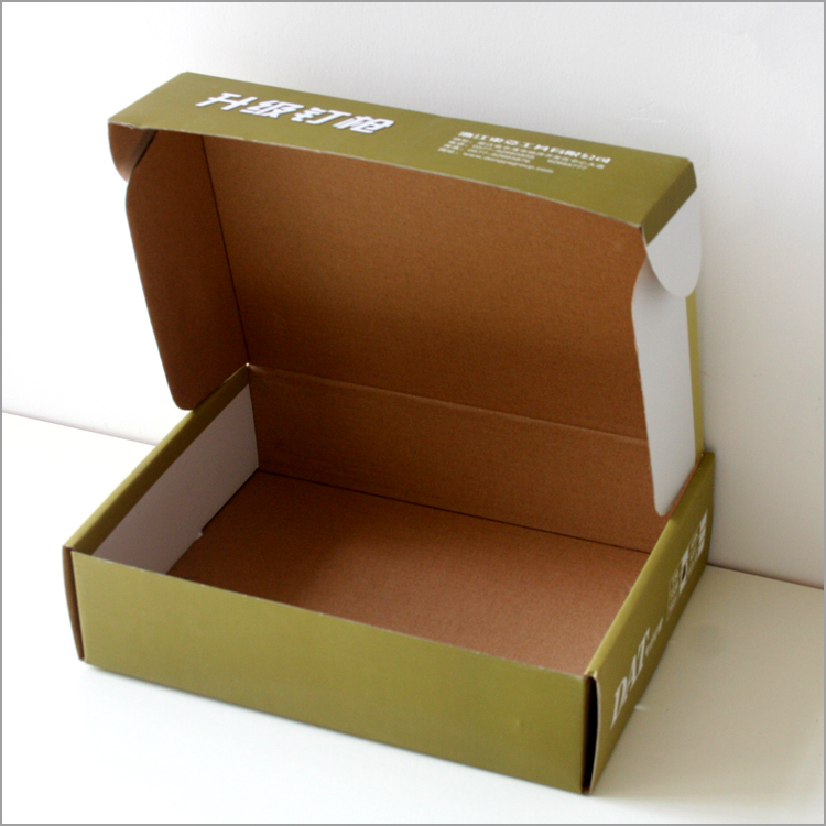 Design Your Own Style Corrugated Mailer Courier Parcel Boxes Clothes Shoes Gift Packaging Folding Mailer Box