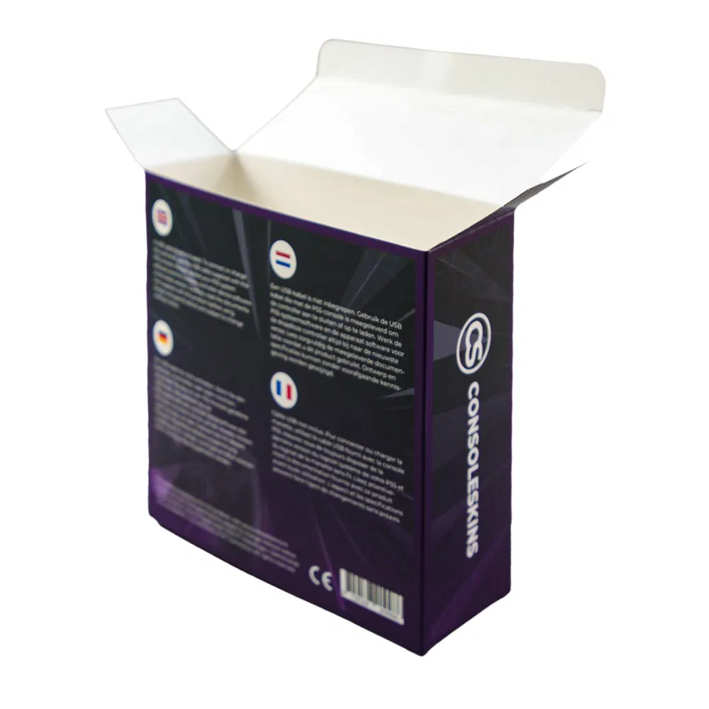 Custom Retail Packaging Ivory Cardboard Paper Box for Electronics
