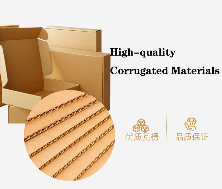 Custom Printed Logo Cardboard Corrugated Cardboard Gift Box