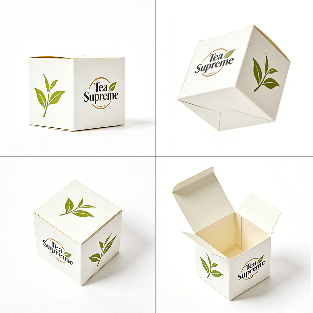 Custom Coated Paper Handmade Gift Box Folding Packaging Box for Tea Coffee Candy Jewelry Gift Packaging