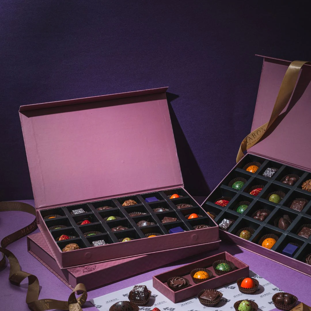 Wholesale Luxury Logo Food Grade Chocolate Truffle Kraft Paper Packaging Box Premium Gift Box for Dessert Packaging Solutions