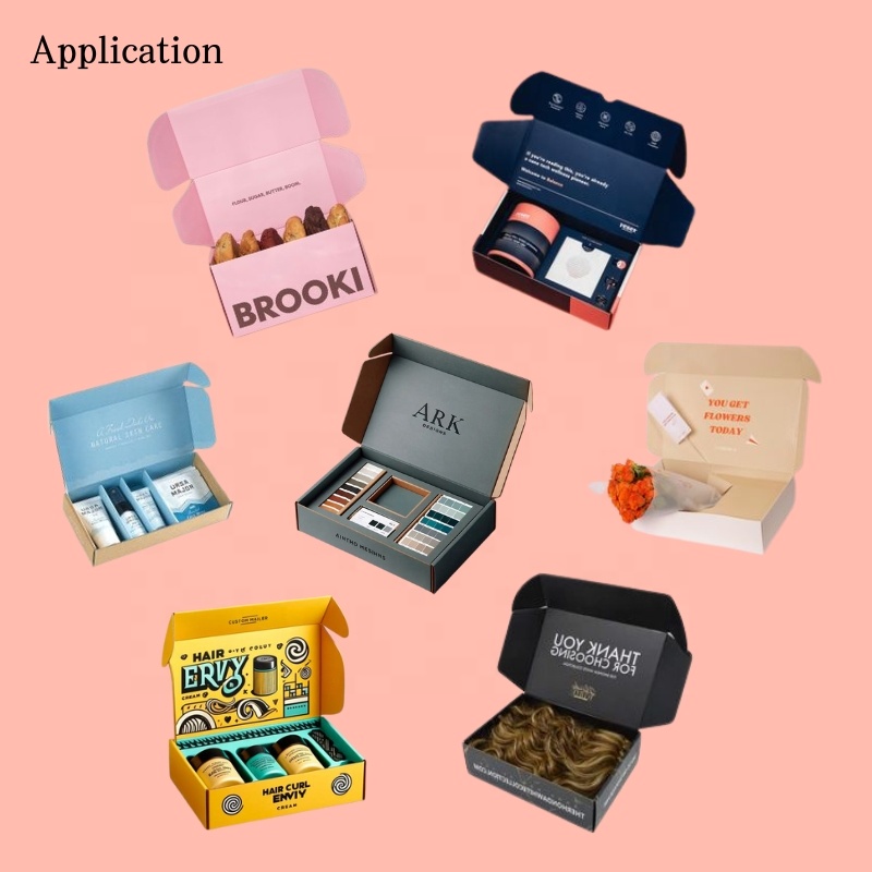 Custom Corrugated Cardboard Shipping Box with Printed Logo for Brand Packaging Mailer