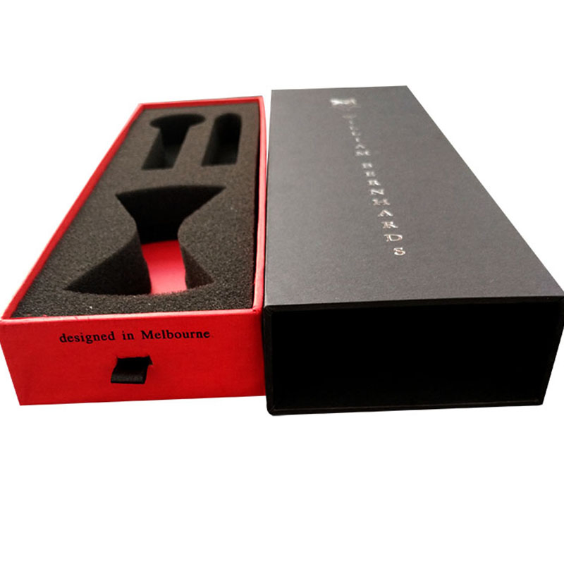 Custom Branded Navy Blue Jewelry Retail Promotional Gift Packaging Box