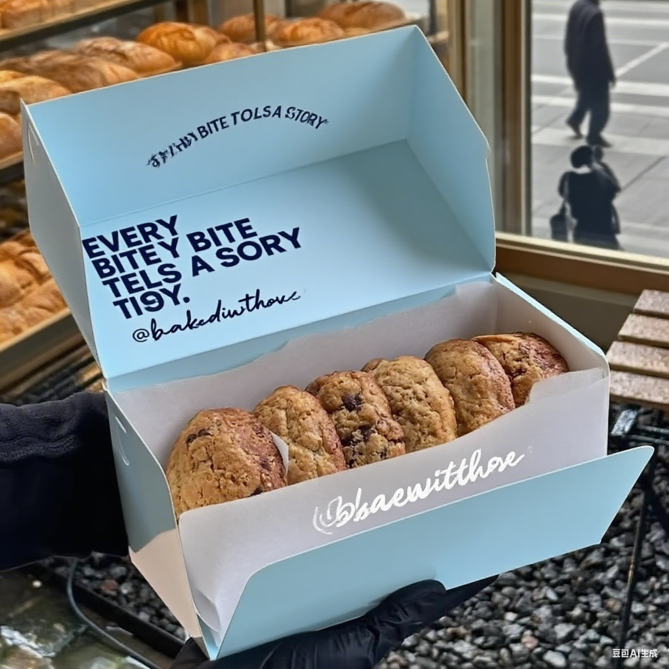 Custom Folding Matte Finish Paper Cardboard Mailer Box UV Advantage for Cosmetic Packaging for Cake Biscuit Brownie Cookie Donut