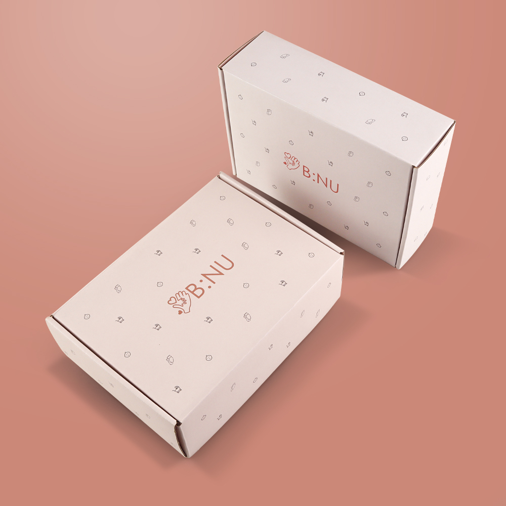 Wholesale High Quality Mailing Box Corrugated Cardboard Baby Care Product Packaging Box FSC Environmental Recycling