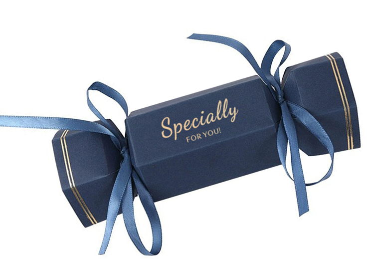 Luxury Candy Shape Wedding Candy Cookie Chocolate Box Hot Sale Candy Gift Paper Box with Ribbon for Party Festival