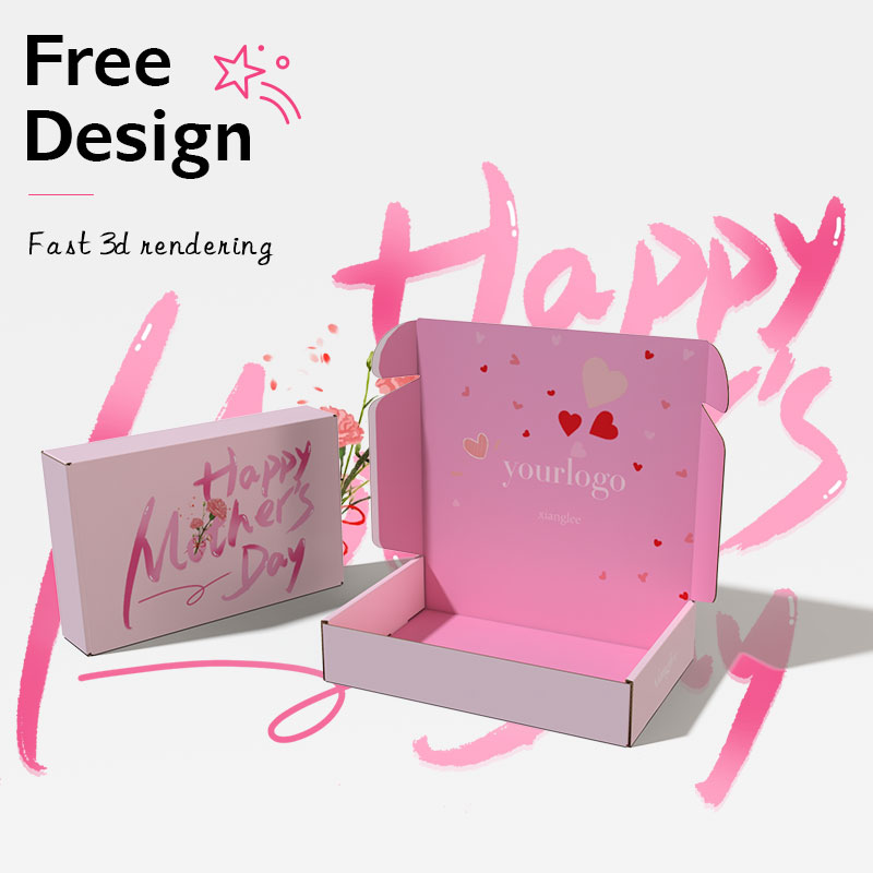 OEM Manufacturer Custom Printed Color Cardboard Postal Box Paper Packaging Corrugated Mailer Shipping Box For Garment