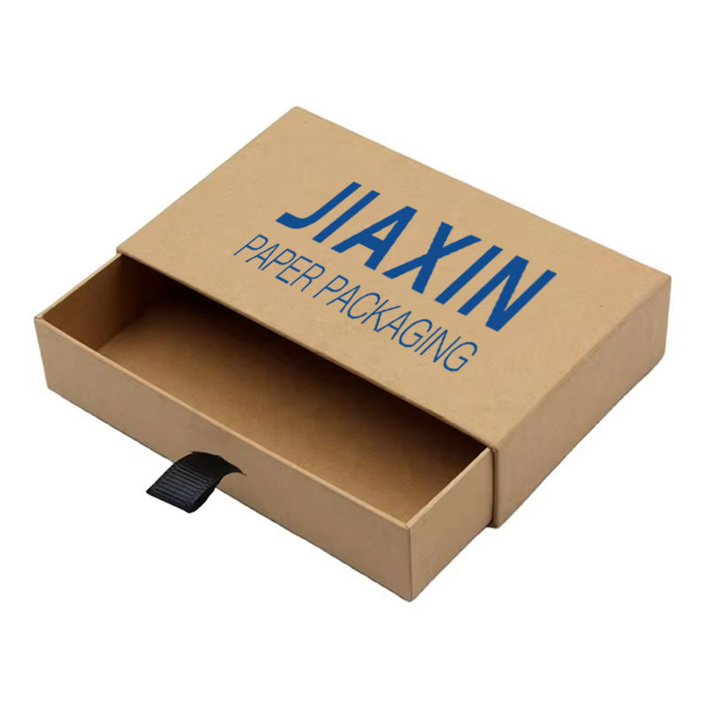 Custom Rigid Cardboard Paper Luxury Packaging Sliding Drawer Gift Box With Handle