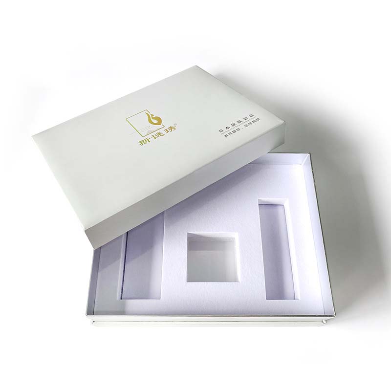 High Quality Biodegradable Cosmetic Skincare Packaging Rigid Boxes Embossing Matt Lamination Elegant Cardboard Gift Boxes for