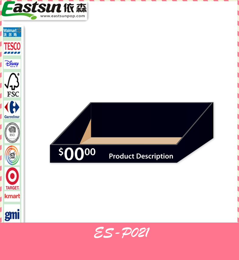 Customized Recyclable Corrugated PDQ Display Box Premium Paper Boxes for Product Presentation
