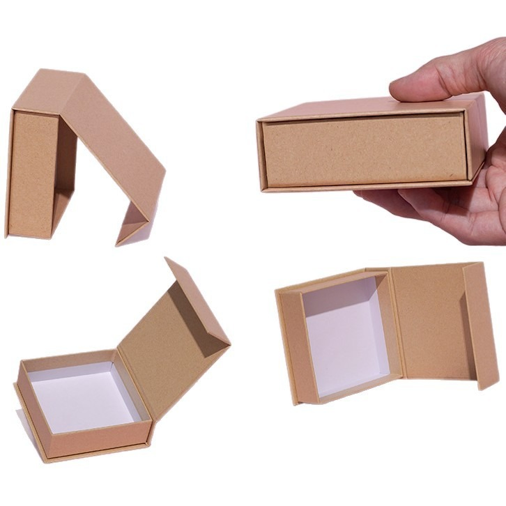 Wholesale Custom Rigid Flip Top Paper Box Packaging with Hinged Lid for Luxury Gifts Retail Display Corporate Branding and Promotional Use