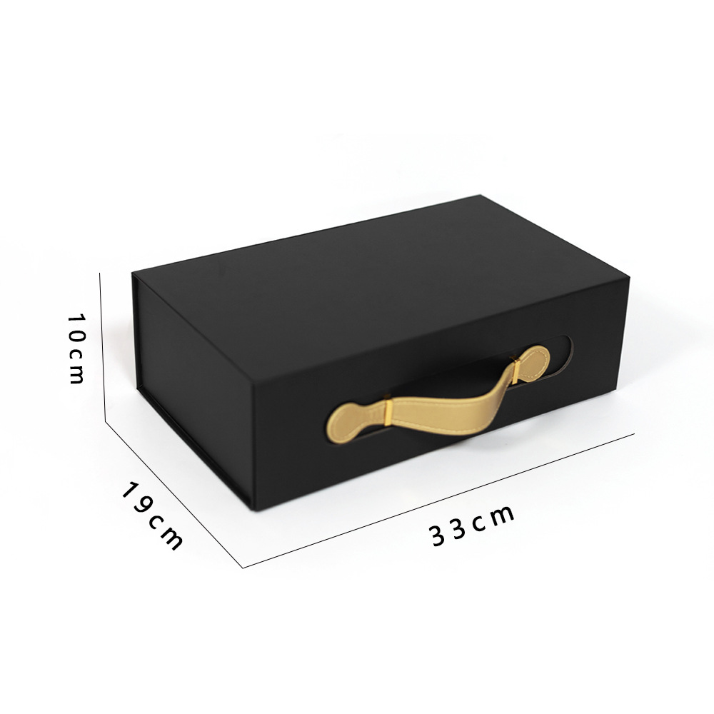 Wholesale Luxury Design Own Brand Custom Embossed Recycled Paper Gift Boxes Ribbon Closure Magnetic Folding Gift Box Packaging