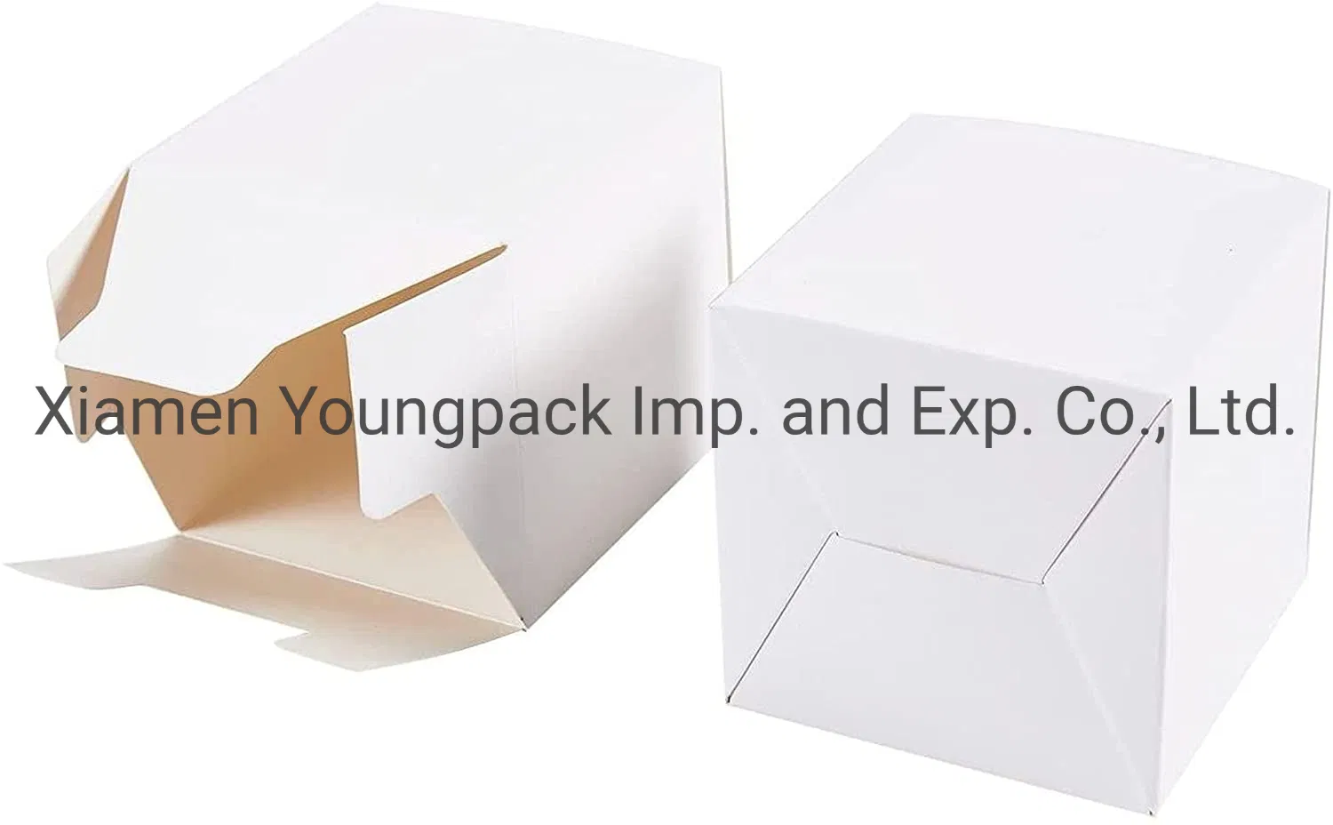 Promotional Party Favor Small White Square Paper Cardboard Gift Boxes with Lid