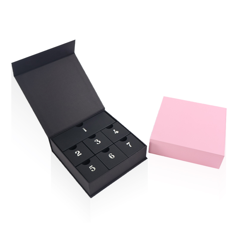 Holiday Countdown Empty Surprise Calendar Gift Box 7 Days of Christmas Advent Calendar Packaging Blind Box