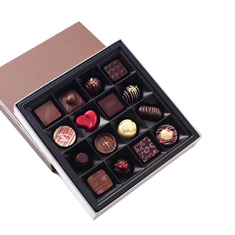 Kexin Custom Romantic Chocolate Gift Box High-End Waterproof Embossed Lid and Base Novelty Chocolate Packaging for Sweets