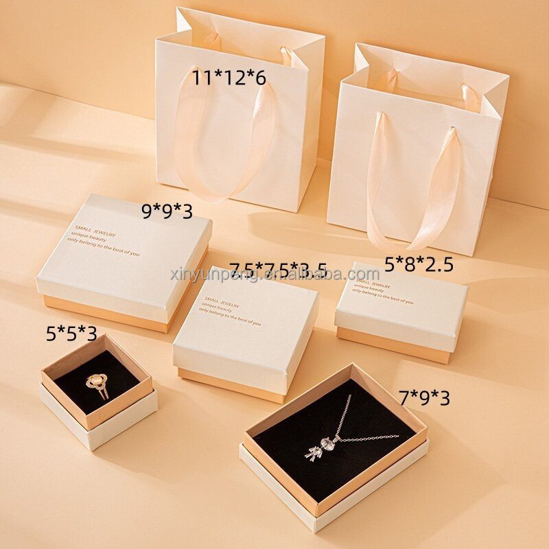 5*5*3 Spot Wholesale World Cover Storage Box Earring Ring Jewelry Box Necklace Pendant Jewelry Gift Box