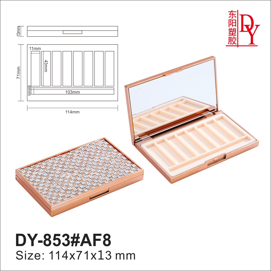 Transparent Empty Eyelash Lip Gloss squeeze Tube with Wand