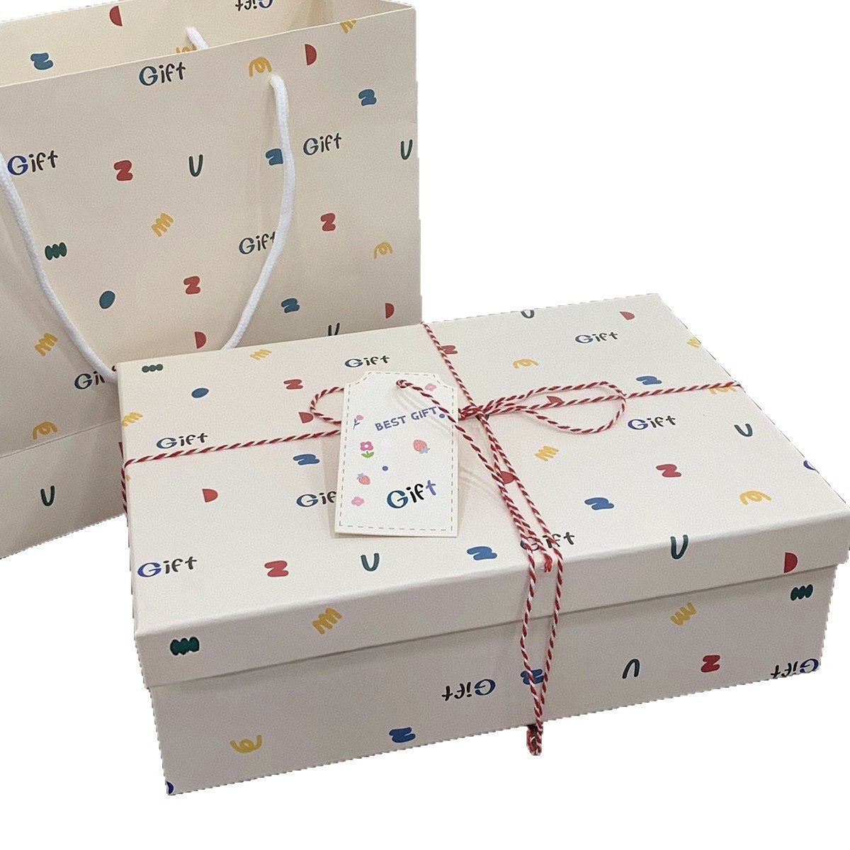 Eco-Friendly Custom Square Box with UV Spot Printing Custom Logo for Gift Packaging