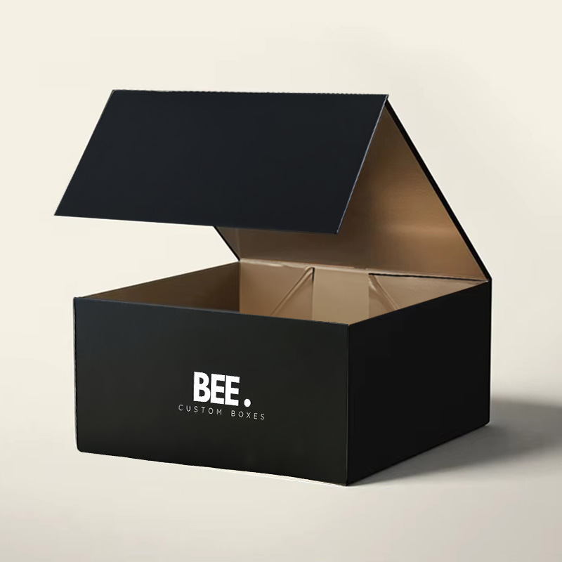Custom Size Recyclable Cardboard Paper Hard Rigid Magnet Box Packaging Luxury Folding Magnetic Gift Box With Magnetic Lid