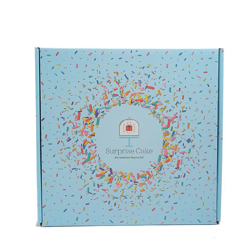 Manufacture Custom Promotional Flat Craft Paper Gift Box with Customized Size