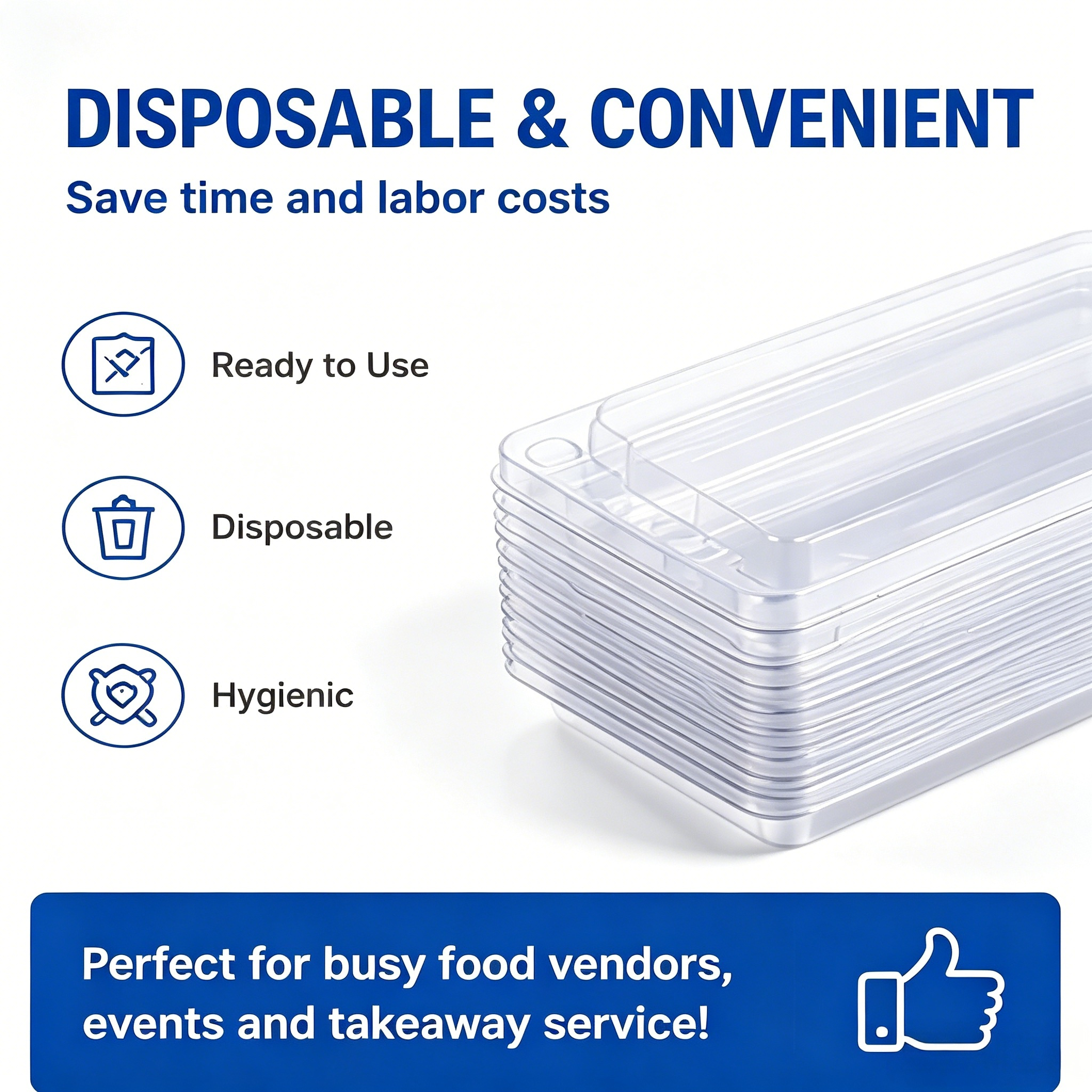 Customizable PET Safe Disposable Recyclable Transparent Candy Tanghulu Fruit Skewers Plastic Boxes Food Packaging with Lids