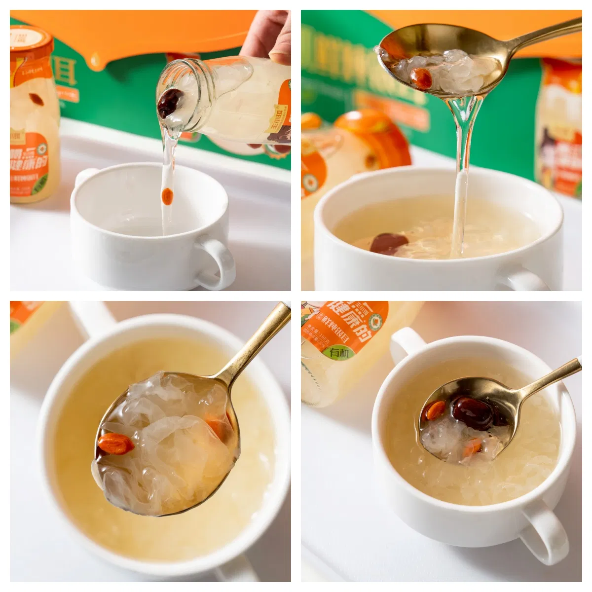 Organic Instant Drink White Fungus Souvenir Corporate Promotional Gift Box