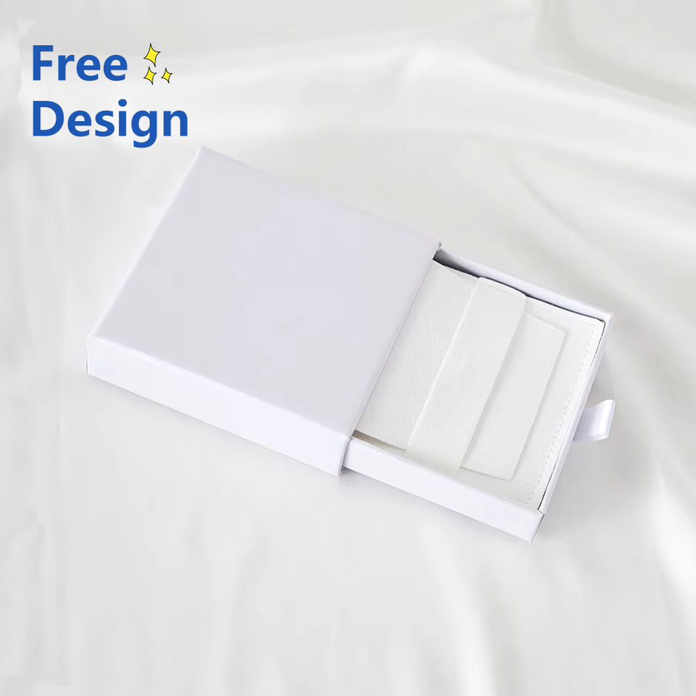 Customized Printed Premium Rigid Cardboard Jewelry Box Advanced Packaging Matt Lamination for Necklace Ring Earrings Other Gifts