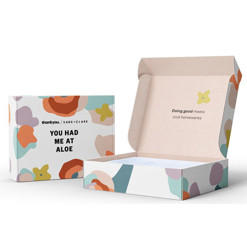 Printed Cardboard Corrugated Custom Boxes with logo Packaging