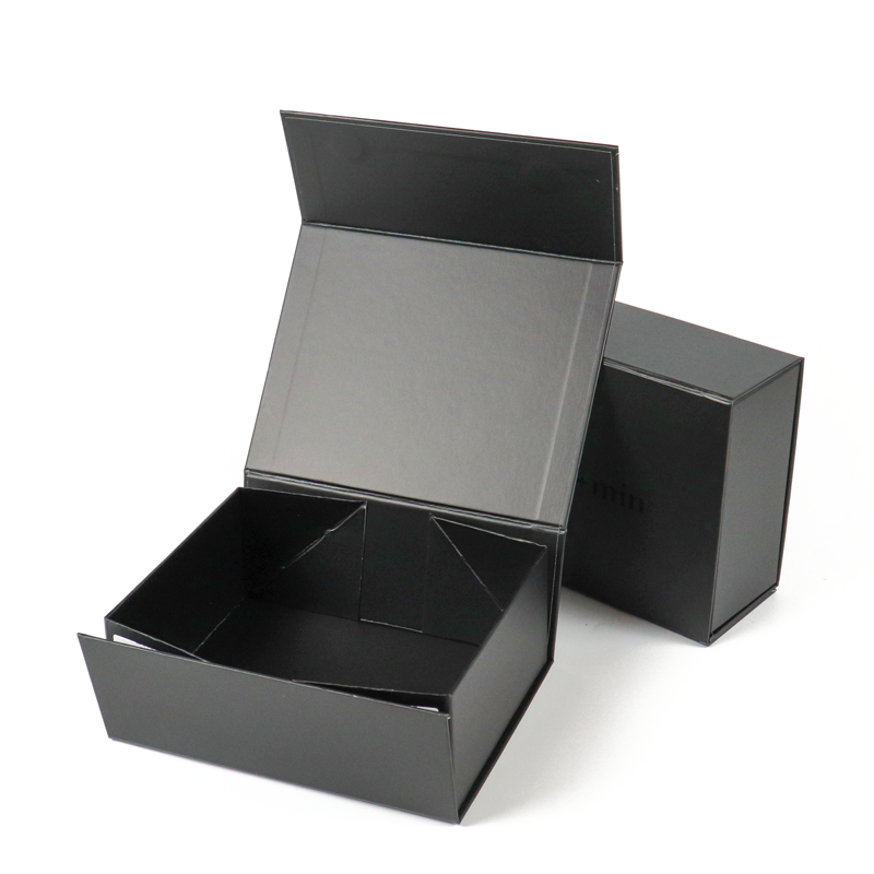 Customized High-End Magnetic Cosmetic Box with Recycled Materials Embossed Design Sponge Lining Printed Cardboard Rigid Boxes