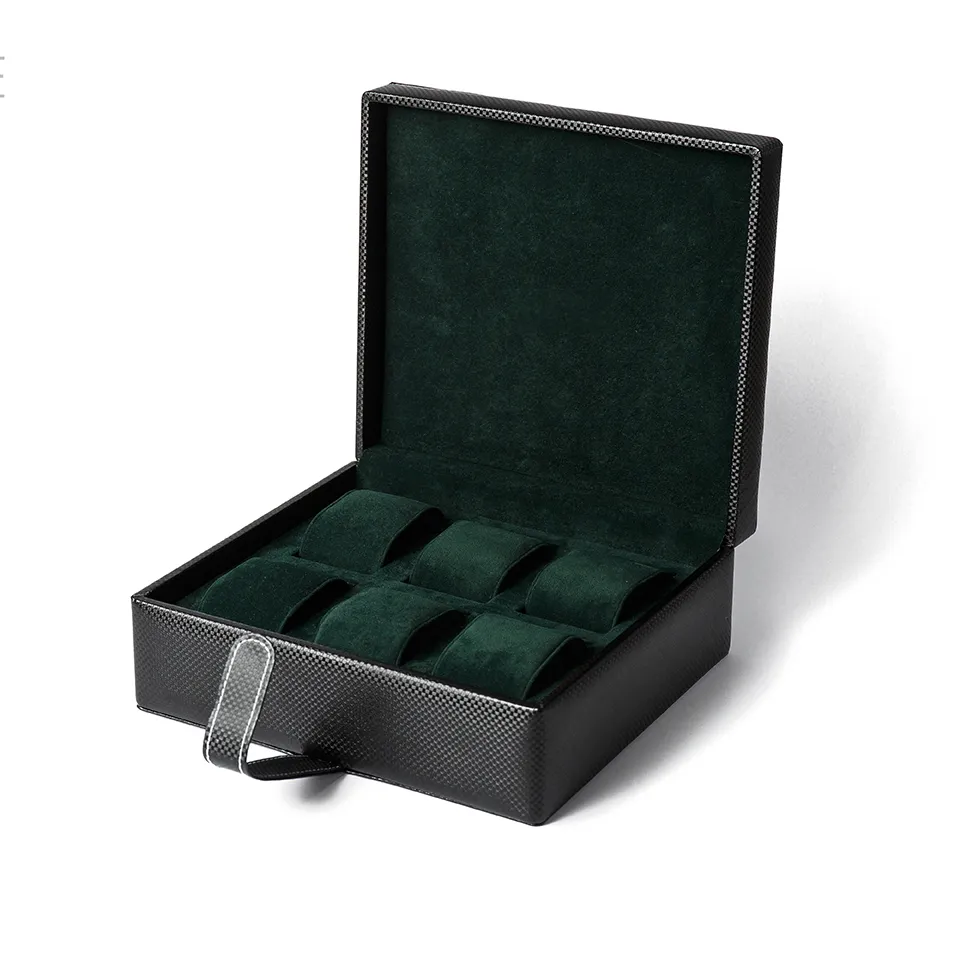 Luxury Box Leather Carrying Case Wine Wood Wine Gift Box