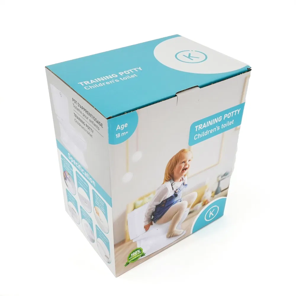 2024 Hot Selling Corrugated Paper Children's Toilet Toy Packaging Box Retail Box