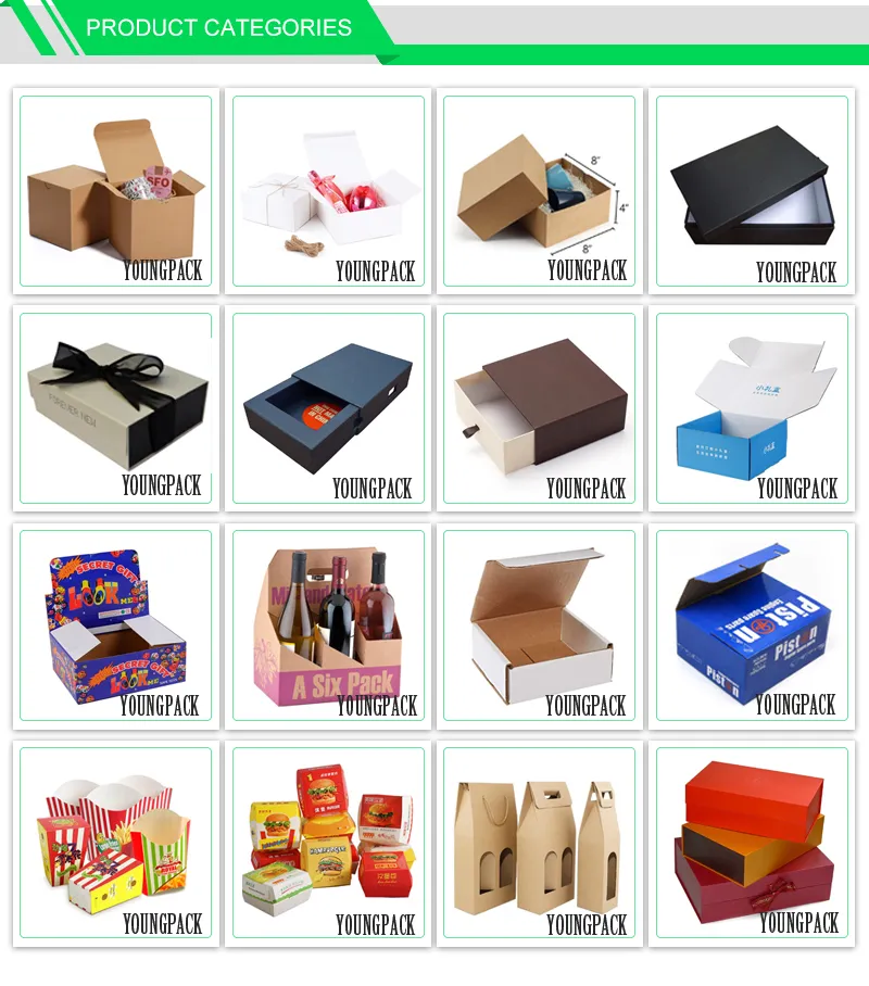 Promotional Party Favor Small White Square Paper Cardboard Gift Boxes with Lid