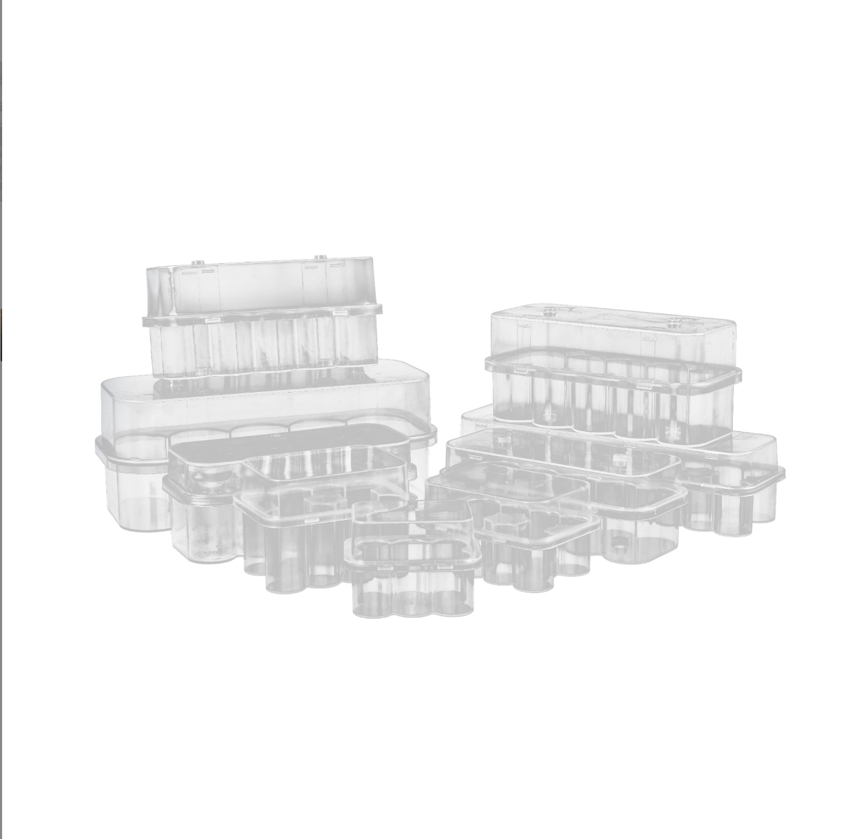 Plastic Vial Storage Box Recycled Materials for Laboratory Research Cosmetic Samples Pharmaceutical Packaging packaging plastic box peptide case