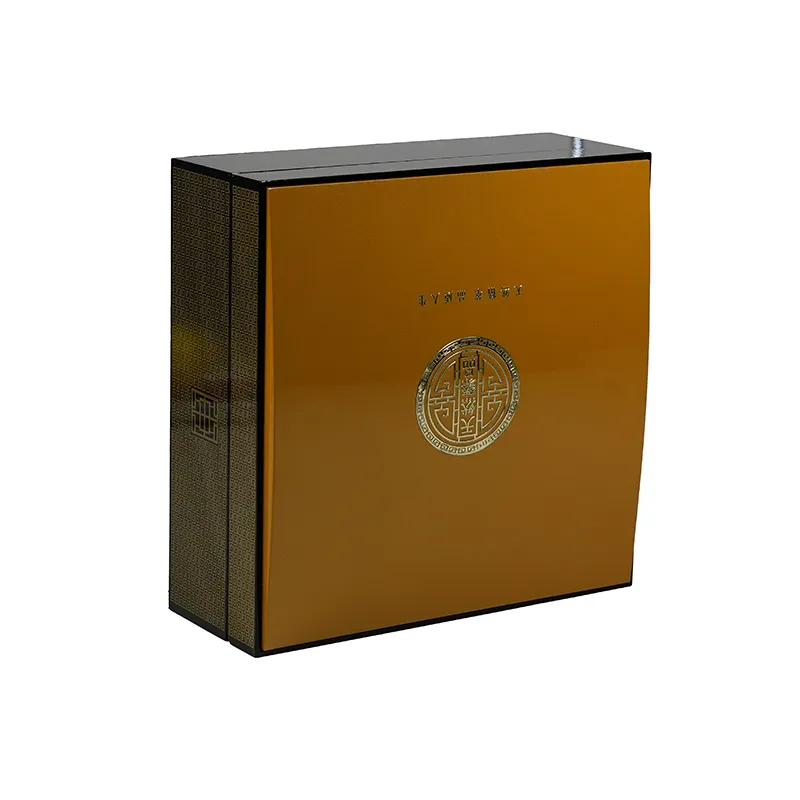 Luxury Box Leather Carrying Case Wine Wood Wine Gift Box